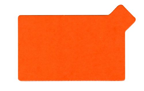 2437/RE "rectangle orange/noir"