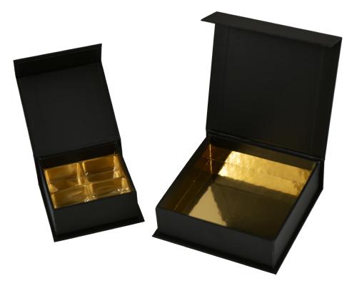 4342 Boîte carrée rigide couvercle aimanté