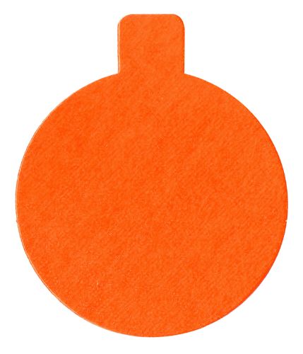 2437 "rond orange/noir"