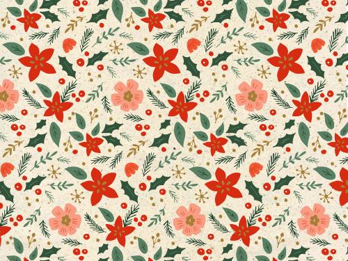 634 dessin "Poinsettia"