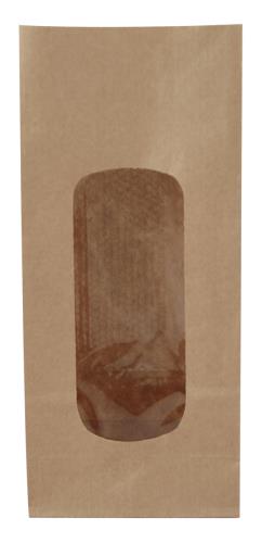 C2420/90 Sac à soufflet KRAFT avec fenêtre + doublure