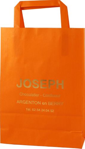 2676 "orange" blanc lisse