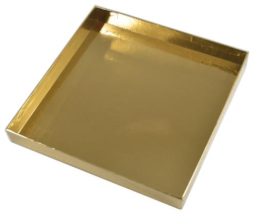 4340O Boîte carrée rigide avec couvercle transparent 